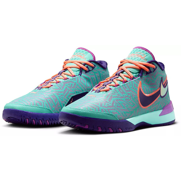 Nike Zoom LeBron NXXT Gen HF0712-300 Hyper Turquoise Purple Men’s US 11 NEW - Picture 6 of 14